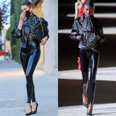 legging latex ysl